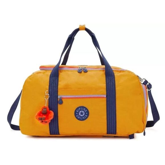 Kipling Unisex Spicy Gold Palermo Up Convertible Duffle Bag Travel Backpack - Picture 13 of 15